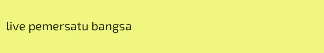 live pemersatu bangsa 